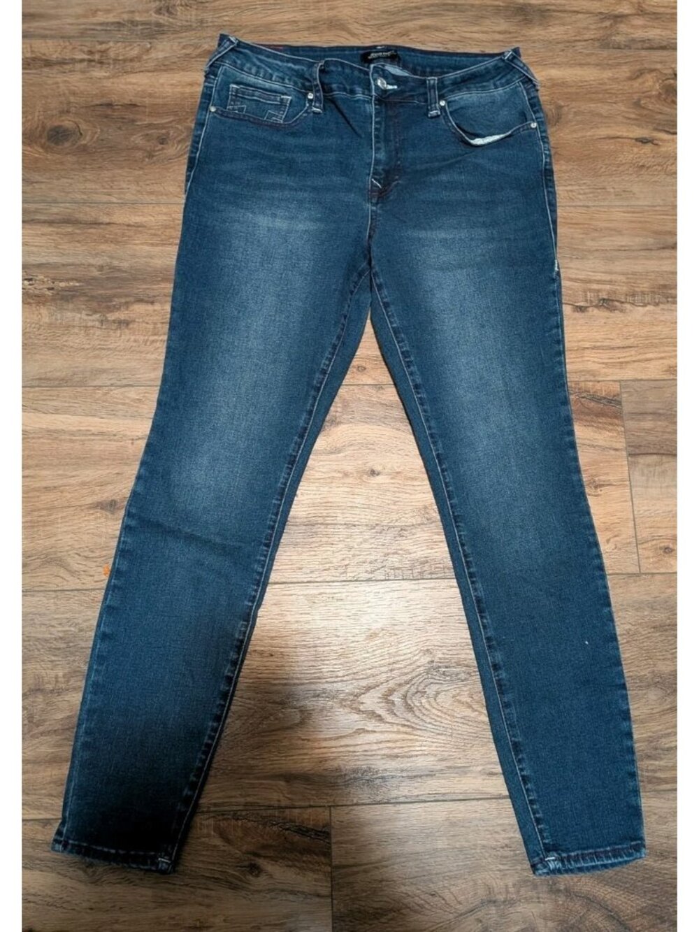True Religion Jeans Jennie Womens 30 Blue Mid Rise Super Skinny Denim